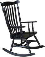 International Concepts Williamsburg Rocker Antique Black - Image 9