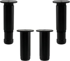 4 PCS Metal Adjustable Furniture Sofa Legs, Heavy Duty Bed Frame Center Support by UTALIND