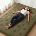 ZonLi Japanese Floor Futon Mattress Full Size 75"x 54", 100% Cotton Cover 4'' by Zonli