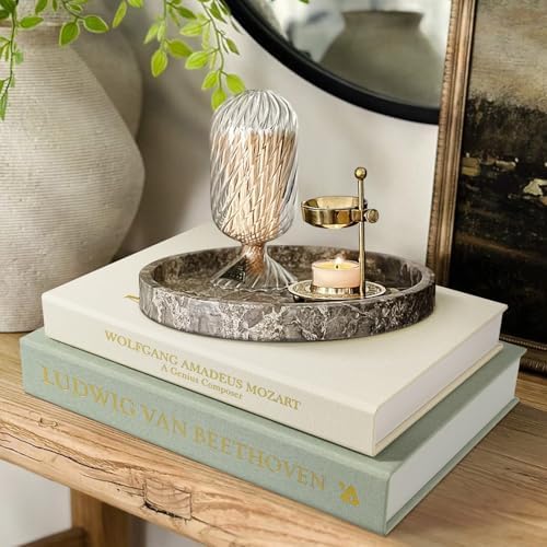 1DOT2 Decorative Books Set of 2, Sage-Beige-Musician by 1DOT2