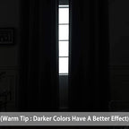 Yakamok Room Darkening Curtains 62x72 inch Length Stone Blue-Living Room | 2 - Image 2