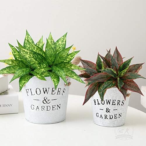 CATTREE Artificial Plants Outdoor, Fake Plant Décor Shrubs Faux Grass Plastic Leaves Greenery Bushes Home Garden Wedding Party Decorations Indoor Office Yard Verandah Planter Filler - Yellow 2 Pack - Image 6