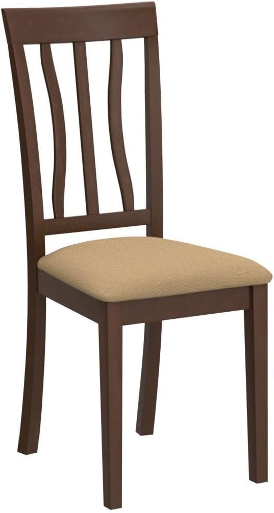 East West Furniture ANC-CAP-C Antique Kitchen Dining Chairs - Image 4