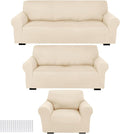 Peryiter 3 Pcs Couch and Loveseat Covers Set Sofa Cover by Peryiter