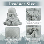 Landical Buddha Sandstone Statues Zen Monk Sculptures,Prayer Buddha - Image 3
