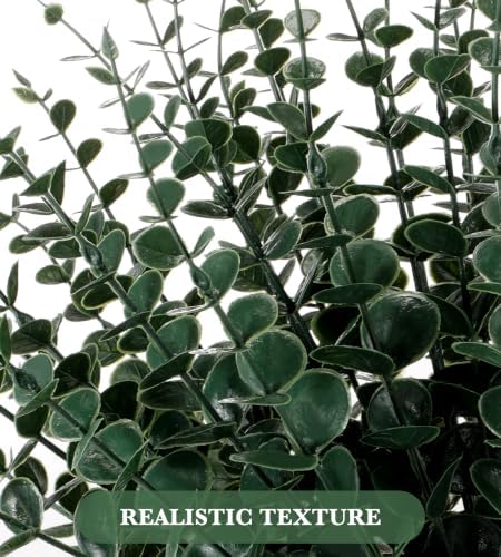 30pcs Artificial Eucalyptus Stems Eucalyptus Leaves,Fake Eucalyptus Plants - Image 4