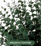30pcs Artificial Eucalyptus Stems Eucalyptus Leaves,Fake Eucalyptus Plants - Image 4