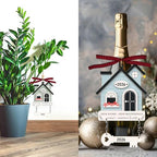 3Pcs House Warming Gifts New Home Ornament 2026 - Wooden First New Home Gift Idea for Couple, Women, or Families - 3D New House Keepsake with Key Design(Brown+Khaki+Blue) - Image 4