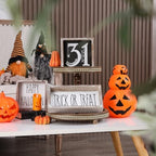 Trick or Treat Sign, Farmhouse Cute Halloween Decor Indoor - Image 2