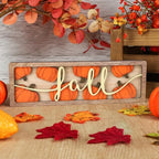 Vintage Fall Pumpkin Decorations for Office Home Table Mantel Shelf Desk - Image 3
