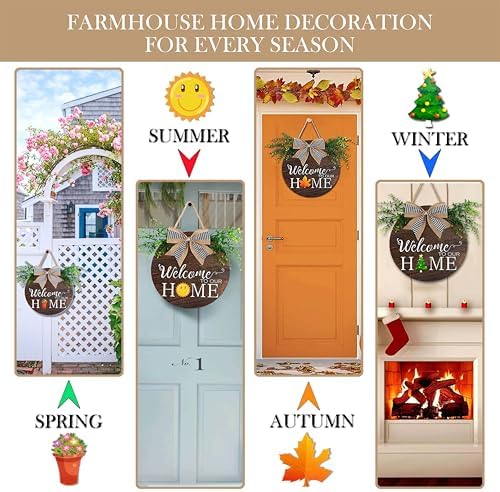 12x12 Inch Interchangeable Welcome to Our Home Door Sign - Image 6