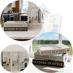 3 PCS Faux Decorative Books for Home Decor-Coffee Table Books Decor - Image 7