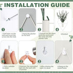 Jexine Hanging Artificial Planters Wall Decor - Image 3