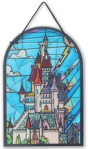 Disney Beauty and the Beast Castle Hanging Acrylic Wall Decor by OpenRoadBrands