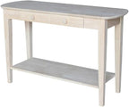 International Concepts Phillips Oval Sofa Table, Unfinished by InternationalConcepts