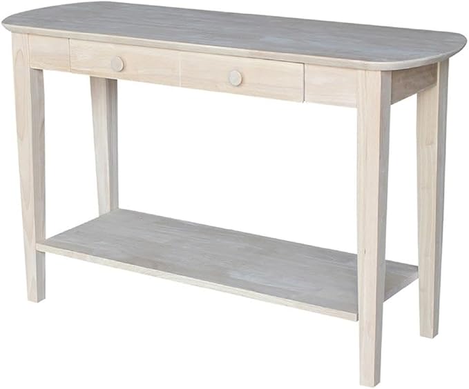 International Concepts Phillips Oval Sofa Table, Unfinished by InternationalConcepts