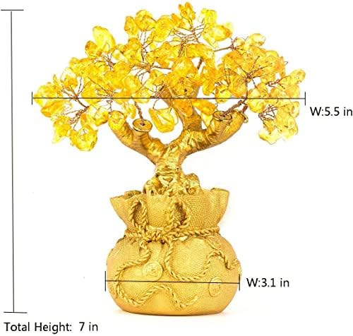 Feng Shui Decor Money Tree Crystal Chinese Decorations Money Tree for Wealth and Good Luck - Image 4