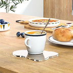 Acrylic 2Pcs/Set Coaster for Desk, Bar Drink Coaster, Cloud Shape Coffee Cup Coaster, Perfect for Tabletop Protection and Accessories Display - Image 5