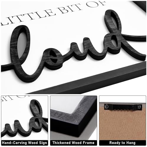 3D Wood Family Wall Decor, 36" x 16" Framed Family Sign Wall Art, 3D Pictures for Living Room (Ready to Hang, 12x16 inches, Set of 3, Framed) - Image 2