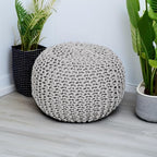 REDEARTH · Round Boho Pouf Ottoman - Image 2