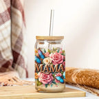 4pcs Mother's Day Series Design UV DTF Cup Wraps Winter UV DTF Transfer Sticker - Image 3