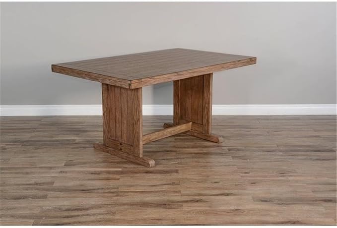 Pemberly Row 75" x 56" Farmhouse Wood Breakfast Nook Set - Image 8