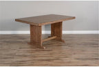 Pemberly Row 75" x 56" Farmhouse Wood Breakfast Nook Set - Image 8
