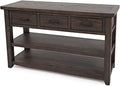 Jofran Madison County Harris Console Sofa Table, Barnwood Brown by Jofran+Inc.