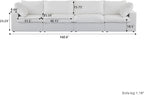 Cloud Modular Sectional Sofa Couch, 4 Seater Sofa - Image 2