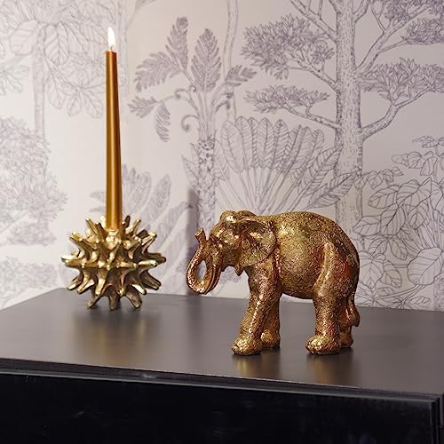 Guichifun Gold Elephant Statue Home Décor Collectible Figurines - Image 6