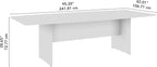 Bush Business Furniture 96-inch Office Conference Table - Image 3