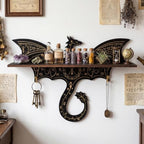 Dragon Shelf, Dragon Decor, Crystal Display Shelf, Gothic Fantasy Decor - Image 2
