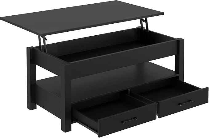 Rolanstar Coffee Table, Lift Top Coffee Table - Image 8