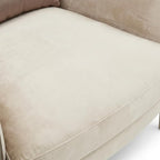 Michael Amini Villa Cherie Brown Side Chair Porcini Velvet Upholstery Solid & - Image 9