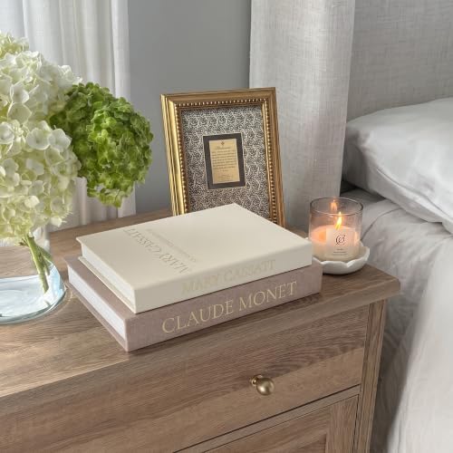 2pc Linen Decorative Faux Book Box Set with Hidden Storage - Image 6