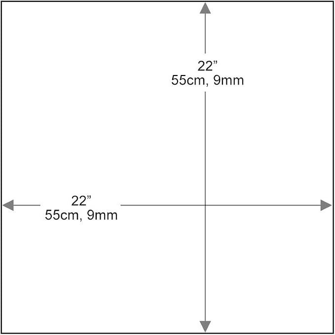 Dulles Glass 22 inch Square Glass Table Top - Image 3