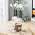 Acrylic Coaster Decorative Plates, Irregular Bar Drink Coaster,Perfect for Tabletop Protection and Accessories Display.（Fog） - Image 2