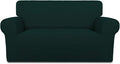 PureFit Stretch Loveseat Covers Fleece Couch Covers by PureFit