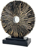 Round Abstract Statue for Home Decor,Office Desk Table Decor for Men,Copper by Paytonture