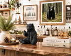 Black Bear Middle Finger Figurine – Hilarious Woodland Cabin Decor, 5" - Image 6