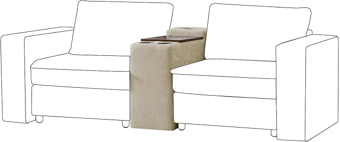 EcoHarbor Living Modular Sofa Center Console by ECOHARBOR