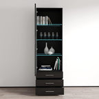 Meble Furniture Soho S1 1D3S Modern Freestanding Bookcase — 16-Color - Image 5