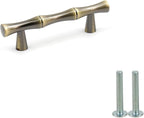2PCS Bamboo Pull, Bronze Antique Brass Zinc Alloy Cabinet Handles, 2.5 Inch - Image 2