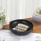 Key Bowl for Entryway Table, 8.3" Decorative Bowl for Keys, Black - Image 5