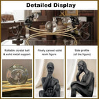 Thinker Statue & Sculpture, Modern Home Decor Statue, Gold Abstract Thinker Sculpture – Desktop Decorative Figurine for Living Room, Office, Shelf, Bedroom, Cabinets - Image 6