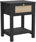 SICOTAS Rattan Nightstand, Rattan Decor Drawer - Image 5