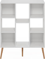 Furinno Claude Mid Century Style Book Shelf, 8-Cube Bookshelf, Cube Storage - Image 6