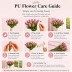 Mandy's 20pcs Artificial Mauve Tulips - Image 6