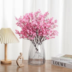 8Pcs Artificial Babys Breath Flowers Real Touch Pink Fake Flower Decoration - Image 2