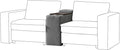 EcoHarbor Living Modular Sofa Center Console by ECOHARBOR